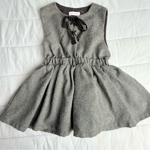 The Jany & Ballot  Elegant Black and Gray Kids Dresses - Picture 5 of 8